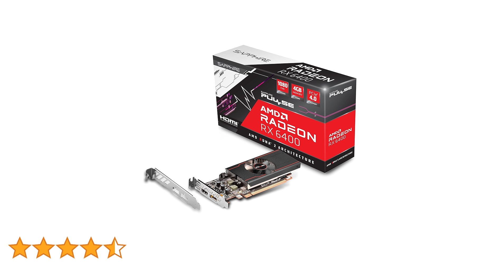 Amazon | Sapphire 11315-01-20G パルス AMD Radeon RX 6400 ロー